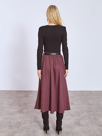 Φούστα μίντι σε Α γραμμή WT8011.2038+4 φωτογραφία