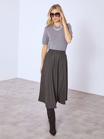 Φούστα μίντι σε Α γραμμή WT8011.2038+3 φωτογραφία