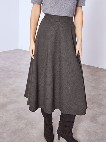 Φούστα μίντι σε Α γραμμή WT8011.2038+3 φωτογραφία