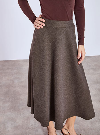 Φούστα μίντι σε Α γραμμή WT8011.2038+2 φωτογραφία