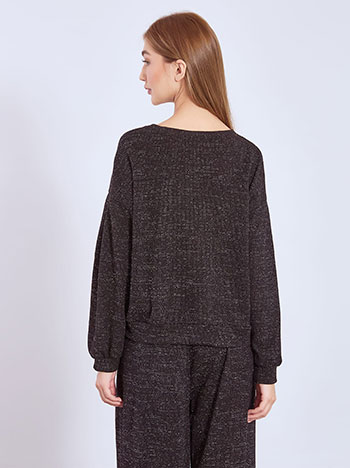 Μπλούζα με μεταλλιζέ λεπτομέρειες WT8011.4630+1 φωτογραφία