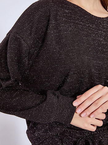 Μπλούζα με μεταλλιζέ λεπτομέρειες WT8011.4630+1 φωτογραφία