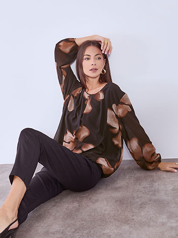 Μπλούζα με λουλούδια WT8011.4702+1