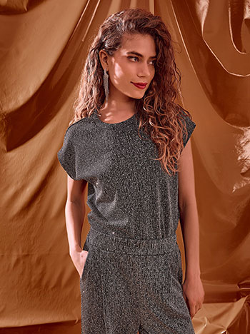 Τοπ μεταλλιζέ με strass WT8011.4782+2