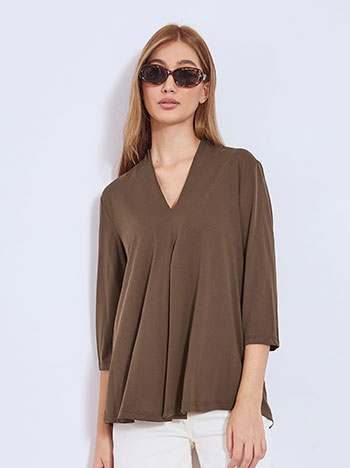 Μπλούζα με πιέτα WT8011.4996+3