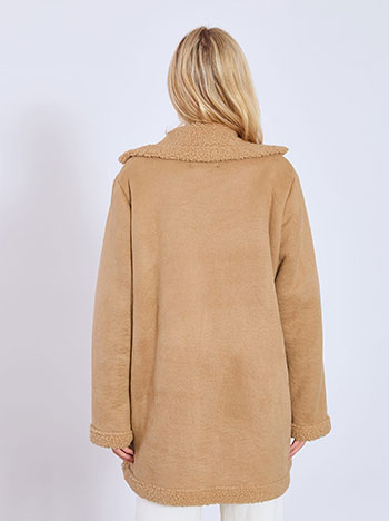 Παλτό με σουέντ οψη WT8011.7058+2 φωτογραφία