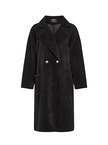 Παλτό χνουδωτό μονόχρωμο WT8011.7080+2 φωτογραφία