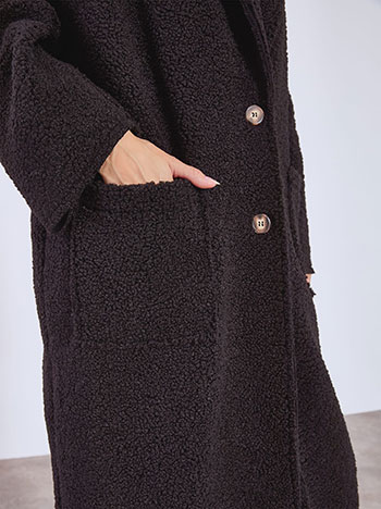 Παλτό μακρύ μπουκλέ WT8011.7092+1 φωτογραφία