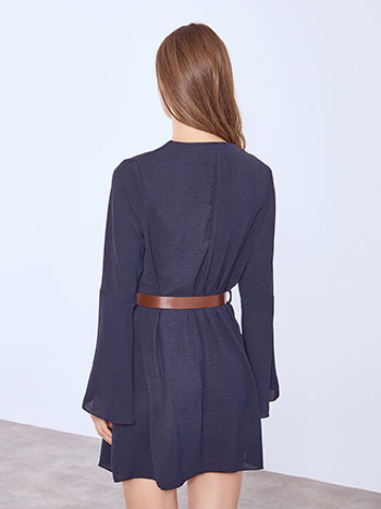 Φόρεμα μίνι με μανίκι καμπάνα WT8011.8015+4 φωτογραφία