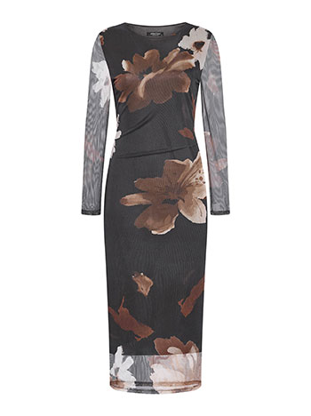 Φόρεμα ημιδιάφανο με λουλούδια WT8011.8375+1 φωτογραφία