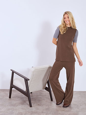 Σετ πουλόβερ αμάνικο και παντελόνα WT874.0236+3 φωτογραφία