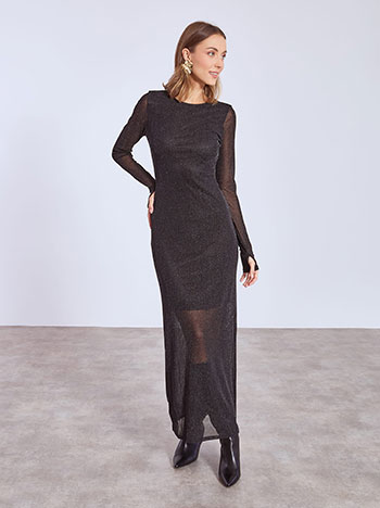 Φόρεμα μάξι μεταλλιζέ WT874.8587+1