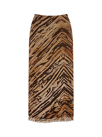 Φούστα εμπριμέ με τούλι WT9420.2302+1 φωτογραφία