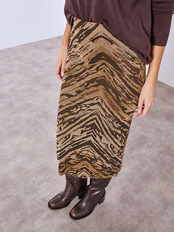 Φούστα εμπριμέ με τούλι WT9420.2302+1 φωτογραφία