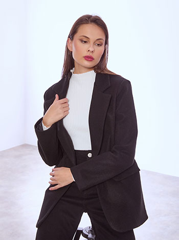 Σακάκι με ανάγλυφο κουμπί WT9420.5665+1