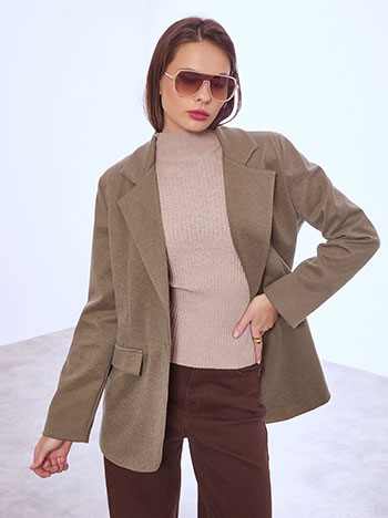 Σακάκι με ανάγλυφο κουμπί WT9420.5665+3