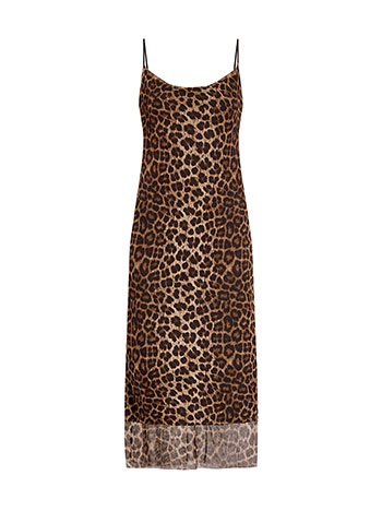 Φόρεμα λεοπάρ με διαφάνεια WT9420.8273+1 φωτογραφία