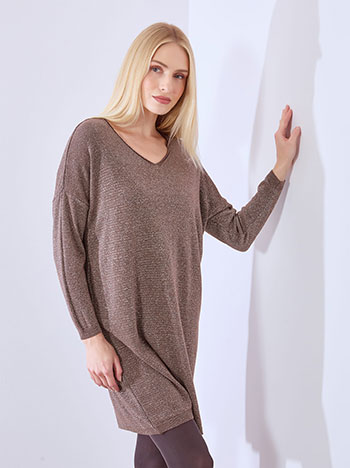 Φόρεμα μίνι μεταλλιζέ WT9420.8611+2