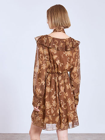 Φόρεμα μίνι με βολάν και λαχούρια WT9552.8138+2 φωτογραφία