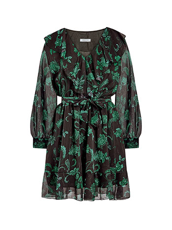 Φόρεμα μίνι με βολάν και λαχούρια WT9552.8138+1 φωτογραφία