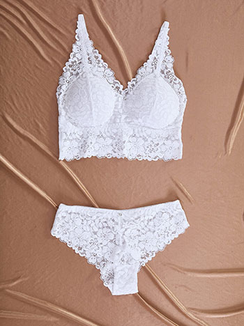 Σετ εσωρούχων απο δαντέλα WT9833.0555+5