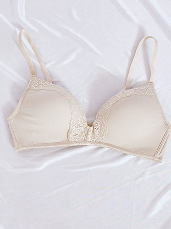 Σουτιέν ριπ με λεπτομέρειες δαντέλας WT9833.A010+8