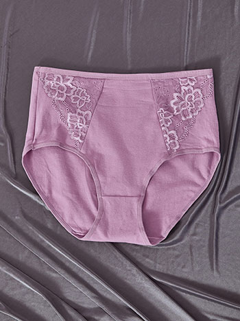 Σλιπ μονόχρωμο με δαντέλα WT9833.A125+4