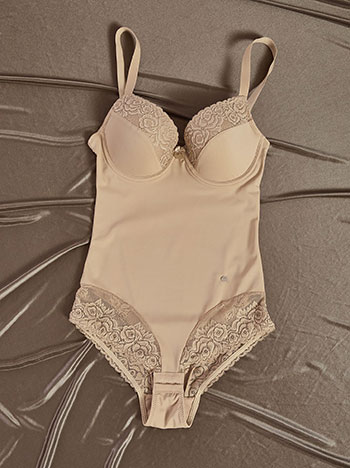 Κορμάκι ελαστικό με δαντέλα WT9833.A138+3