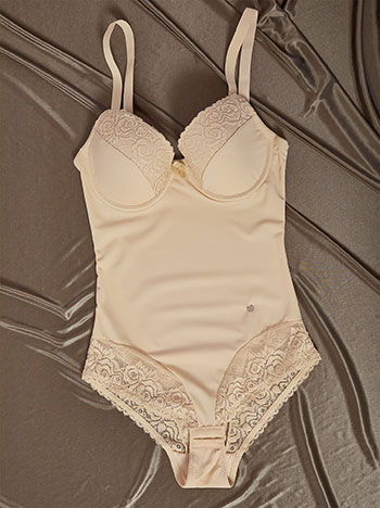 Κορμάκι ελαστικό με δαντέλα WT9833.A138+2