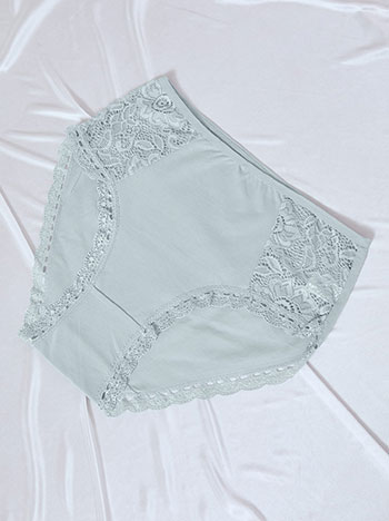 Plus size σλιπ με λεπτομέρειες απο δαντέλα WT9833.A209+