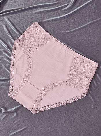 Plus size σλιπ με λεπτομέρειες απο δαντέλα WT9833.A209+