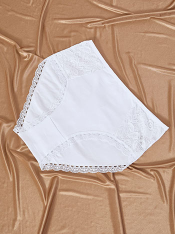 Plus size σλιπ με λεπτομέρειες απο δαντέλα WT9833.A209+