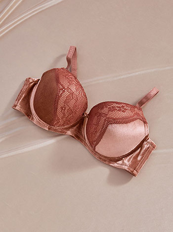 Σουτιέν βελούδινο με δαντέλα WT9833.A315+4
