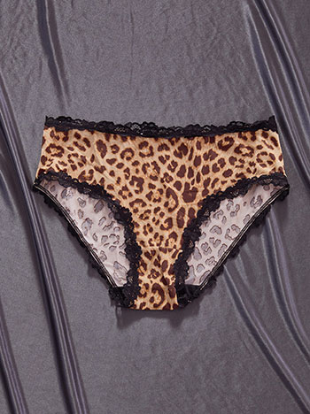 Σλιπ με animal print WT9833.A622+2