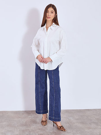 Πουκάμισο με λουλούδια απο παγιέτες WT9844.3985+3 φωτογραφία