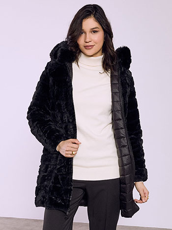 Γούνα διπλής όψης καπιτονέ WT9844.7097+1