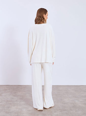 Celestino Σετ βελούδινη μπλούζα και παντελόνα WT9856.0669+3