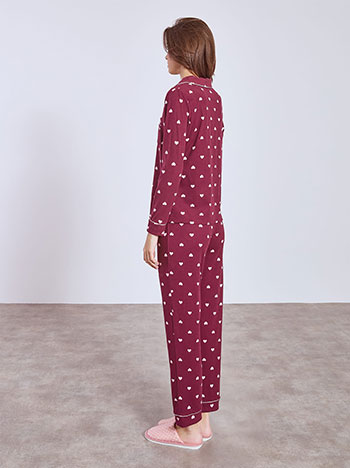 Σετ πιτζάμας με καρδιές WT9858.0009+3 φωτογραφία