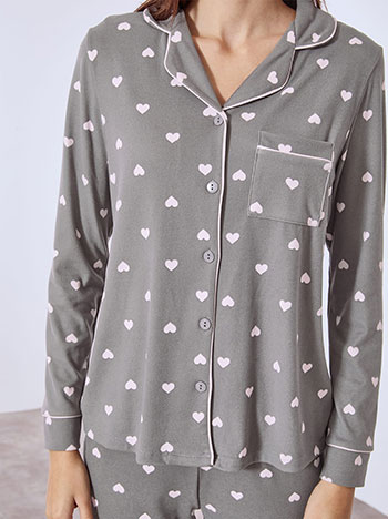 Σετ πιτζάμας με καρδιές WT9858.0009+2 φωτογραφία