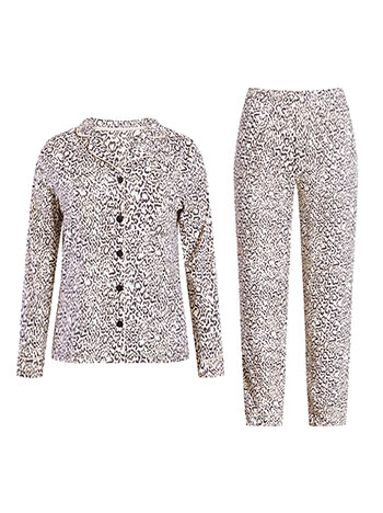 Σετ πιτζάμας με animal print WT9858.0011+2 φωτογραφία