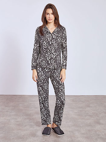 Celestino Σετ πιτζάμας με animal print WT9858.0011+1