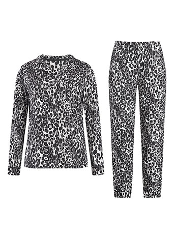 Σετ πιτζάμας με animal print WT9858.0011+1 φωτογραφία