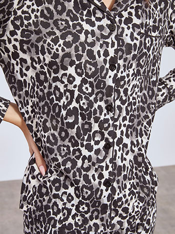 Σετ πιτζάμας με animal print WT9858.0011+1 φωτογραφία