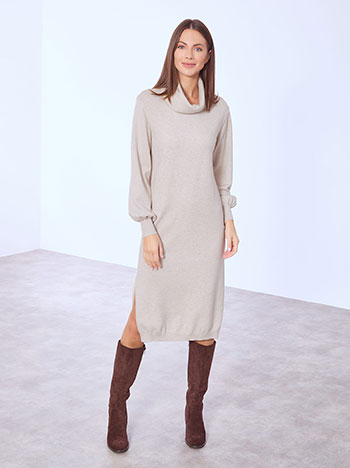 Φόρεμα μίντι με ανοίγματα στο πλάι WT9862.8122+4