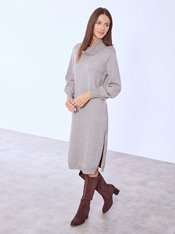 Φόρεμα μίντι με ανοίγματα στο πλάι WT9862.8122+3