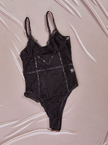 Κορμάκι ελαστικό με δαντέλα WT9932.A025+1