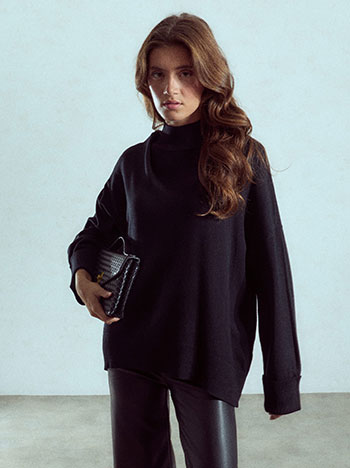 Πουλόβερ oversized ασύμμετρο WU1041.4018+2