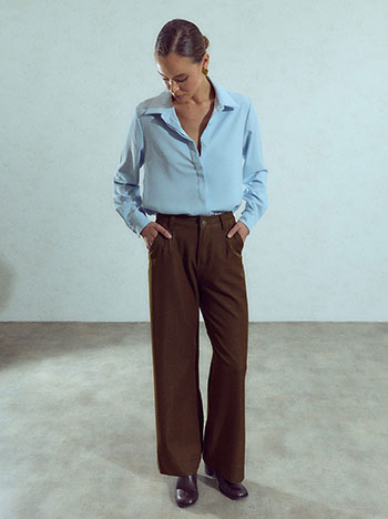 Τζιν ψηλόμεσο wide leg WU1047.1142+2