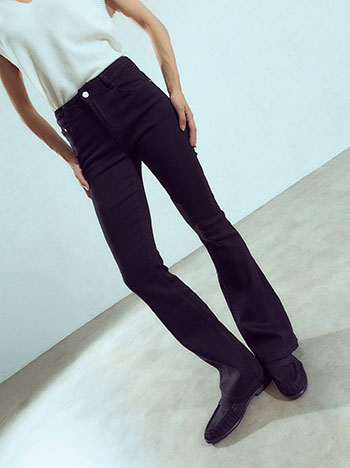 Celestino Τζιν Καμπάνα Ψηλόμεσο Wu1628 1076+1 Παντελόνια Jeans Γυναικεία Ρούχα Μόδα