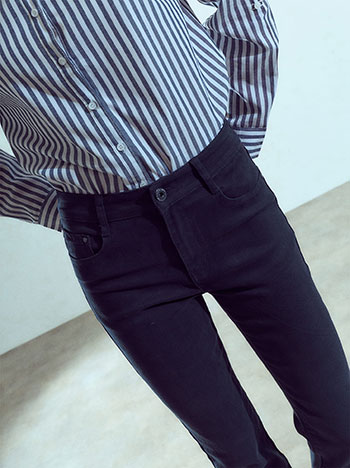 Celestino Τζιν Μονόχρωμο Wu1628 1095+7 Παντελόνια Jeans Γυναικεία Ρούχα Μόδα